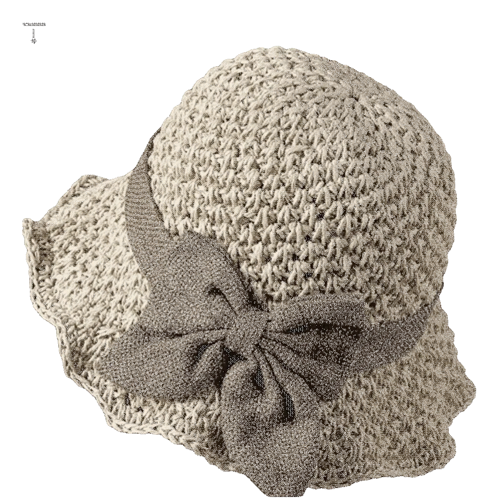 Vintage Wide Brim Beach Straw Hat Bowknot Breathable Sunshade Bucket Qme