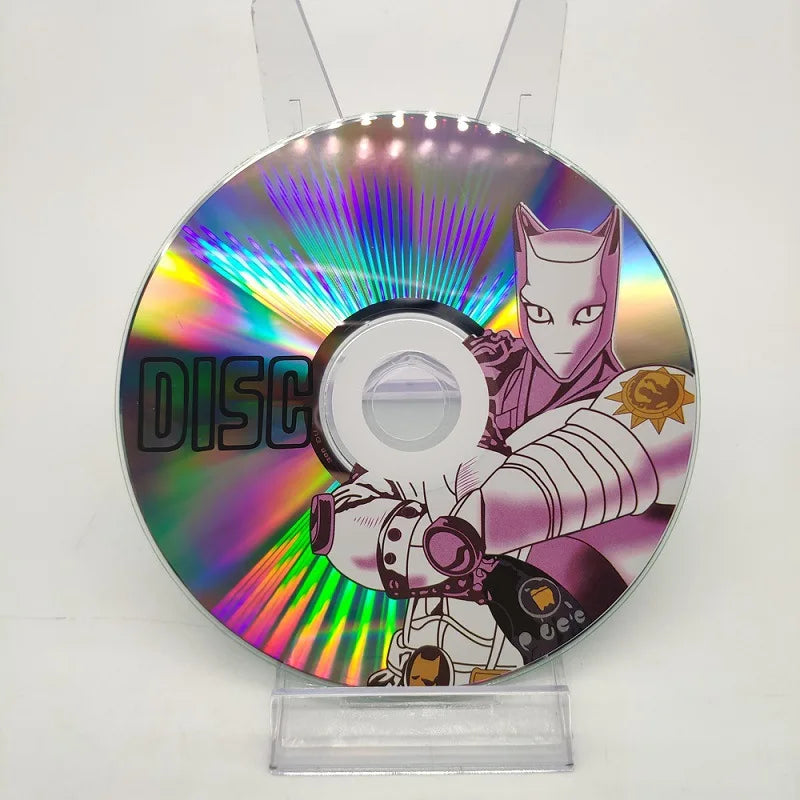 Role Disc Cosplay Anime Jojo's Bizarre Adventure Kujo Jotaro Platinum Star Memory CD Accessory Retro Toy Halloween Decoration Qme H CN