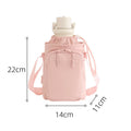 A Mobile Phone Bag New Crossbody Shoulder Water Bottle Bag Waterproof Yoga Bag Running Sports Outdoor Portable Bag Qme Pink