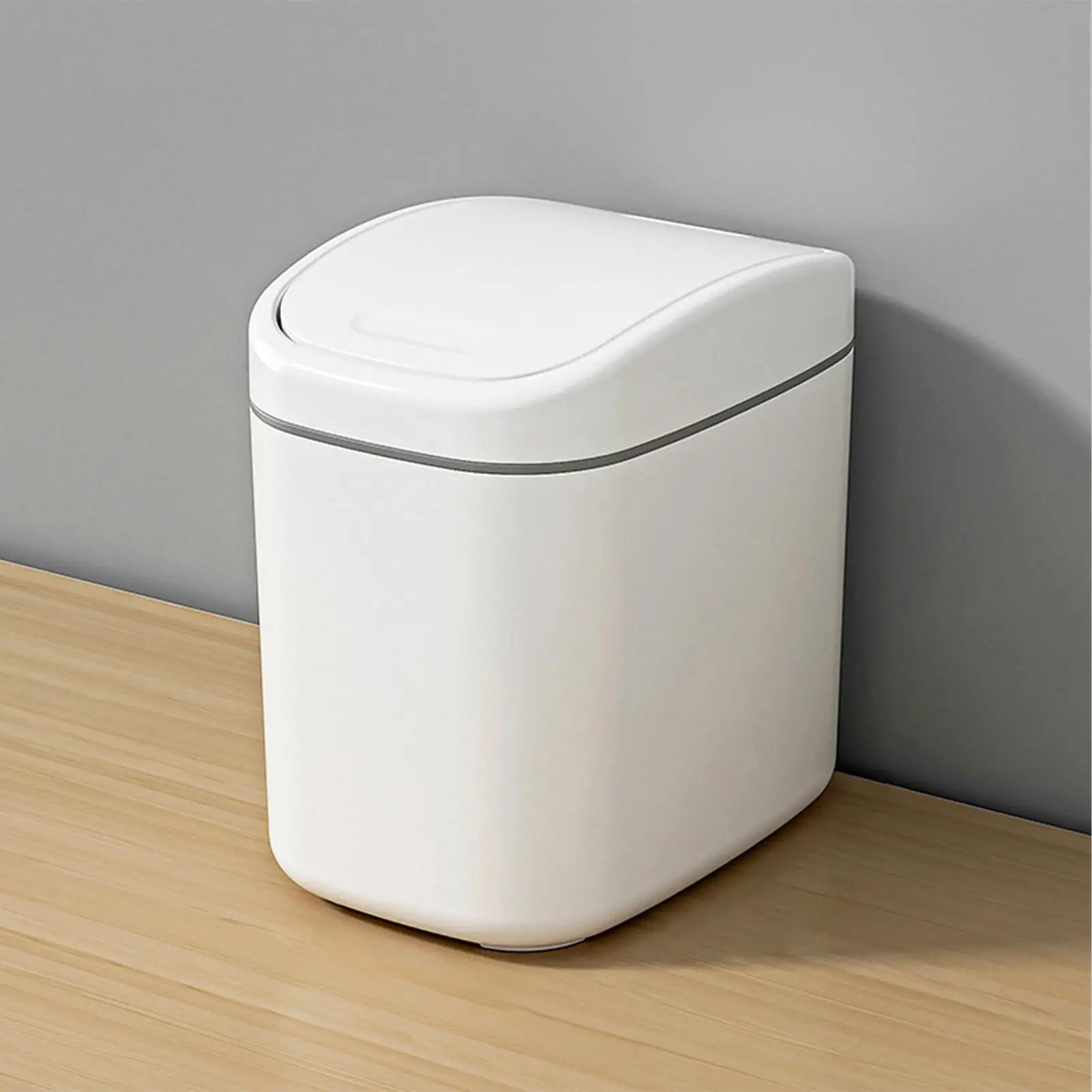 Desktop Trash Bin with Lid Multi-Functional Table Wastebasket Garbage Can Dustbin Wastebasket Trash Can Dispenser for Bathroom Qme