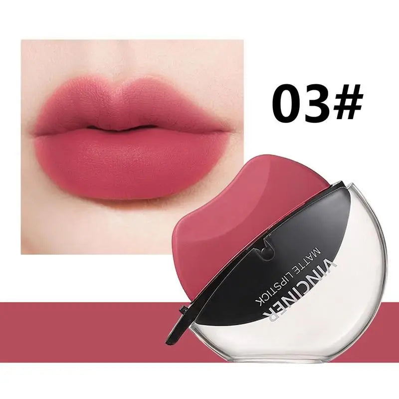 Pigmented Matte Velvet Lazy Lipstick Moisturizing Lip Gloss Qme