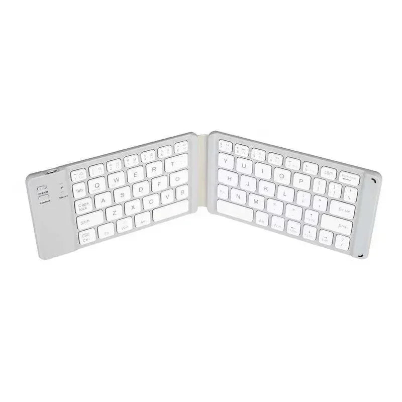 Wireless Folding Keyboard Bluetooth Keyboard With Touchpad For Windows Android IOS Phone Multi-Function Button Mini Keyboard Qme