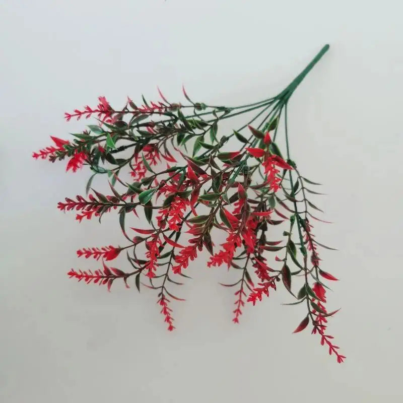 1Pcs Bridal Bouquet Household Products 34cm Artificial Flower Plastic Lavender Fake Plant Wedding Home Garden Decoration Qme A2