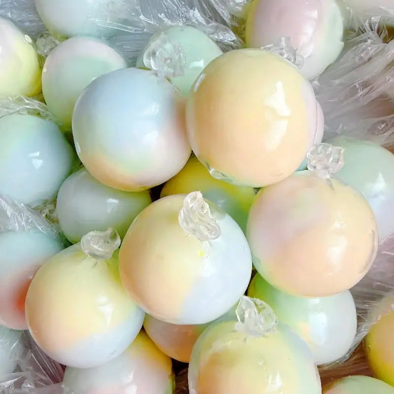 Cracking Wax Ball Soft Decompression Toys Cantaloupe Chocolate Qme