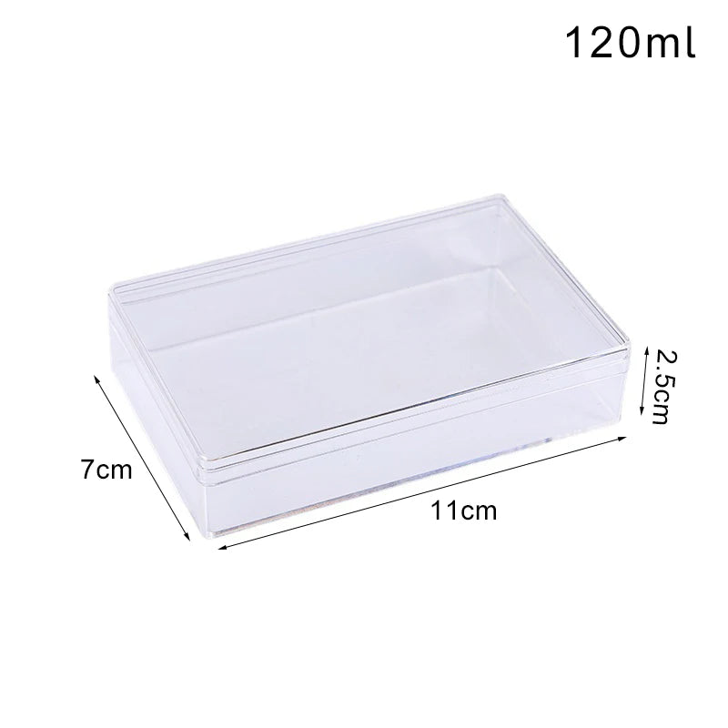Jewelry Manicure Crystal Mud Packaging Box Organizer Covermini Small Qme One Size