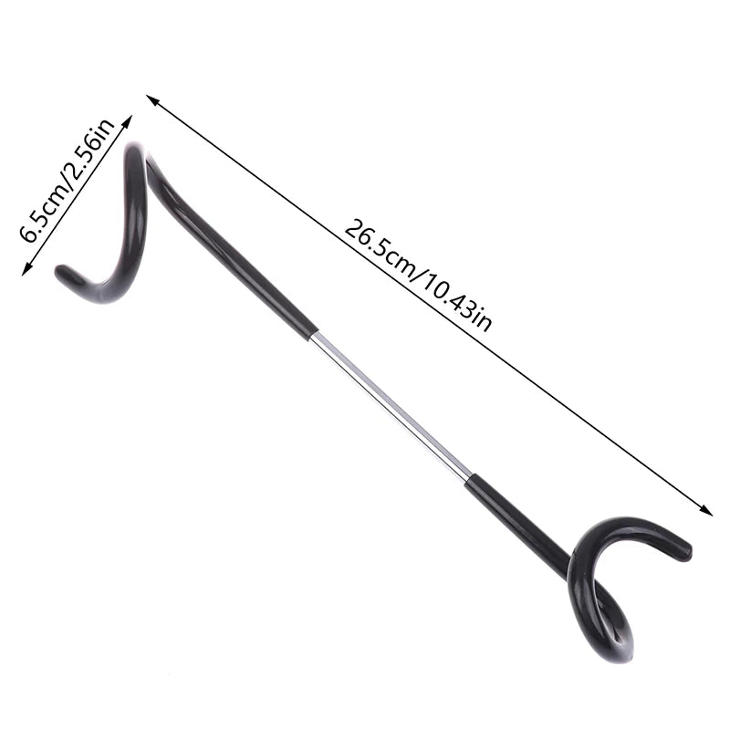 Light Pole S-shaped Pig Tail Hook Non-slip Iron Tent Lamp Stand Qme