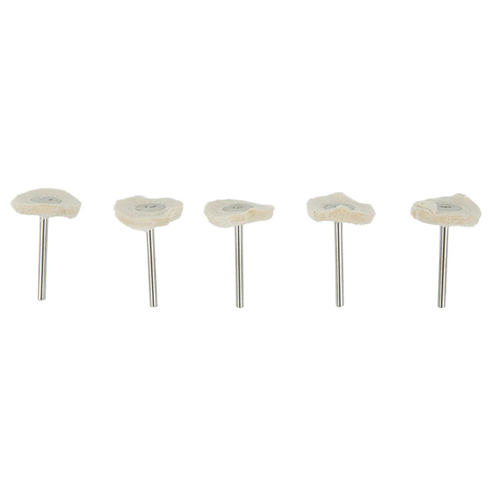 5 X Polishing Cloth Wheel Buffing Pad Polisher Tool Grinding Head For Jewelry Grinding Pad 4mm Thickness Abrasive Tool Qme