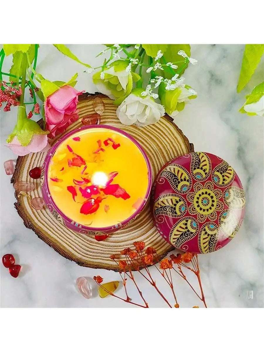 Handmade DIY Jarred Scented Candle Home Bedroom Air Freshener Qme 1pc fig