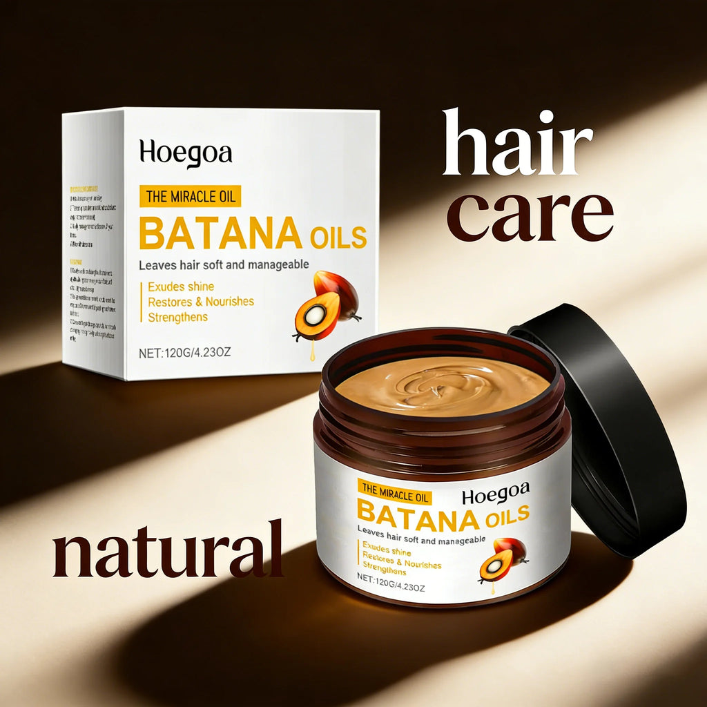 Batana Hair Mask Deeply Nourish Improve Damaged Hair Repair Drying Rough Reduce Breakage Frizz Smoothing Hair Conditioners 120g Qme