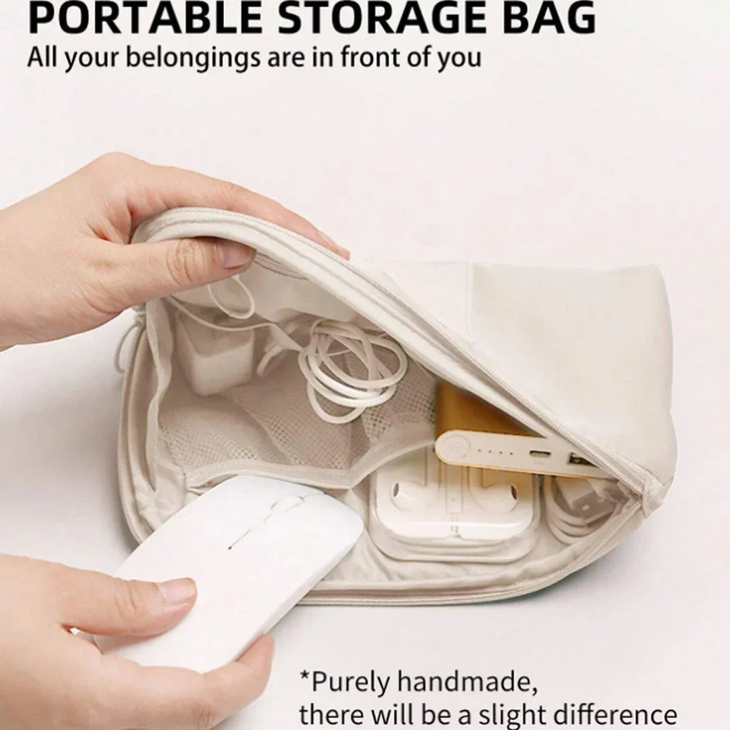 Travel Accessory Cable Bag Portable Digital USB Electronic Organizer Gadget Case Travel Cellphone Charge Mobile Charger Holder Qme