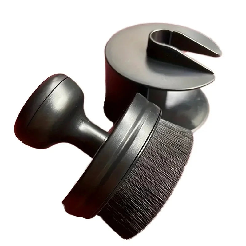 High-density Portable Car Cleaning Brush Black Sealed Design Tire Qme