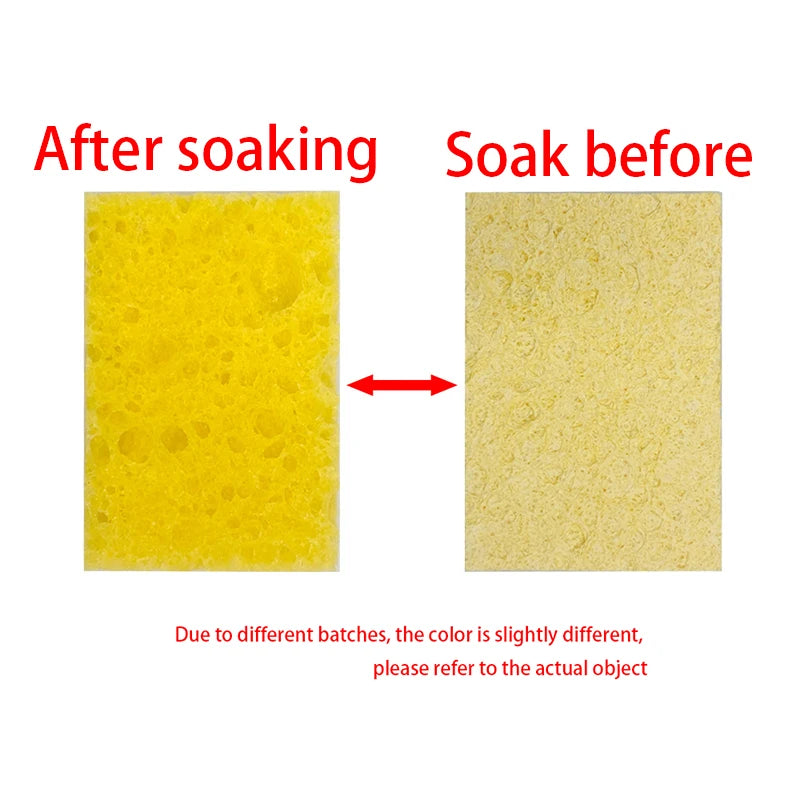 Yellow Cleaning Sponge Cleaner Enduring Electric Welding Soldering Qme