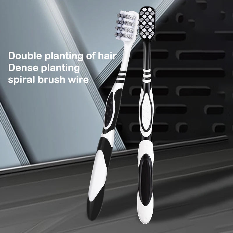 Mouth Clean Toothbrush Ultra-fine Soft Hard Bristle Deep Cleaning Qme