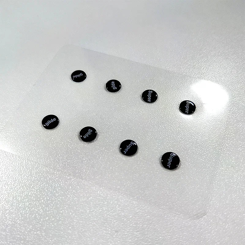 Glass Mouse Skates DIY Universal Dots Feet Pads Sticker Gaming Qme