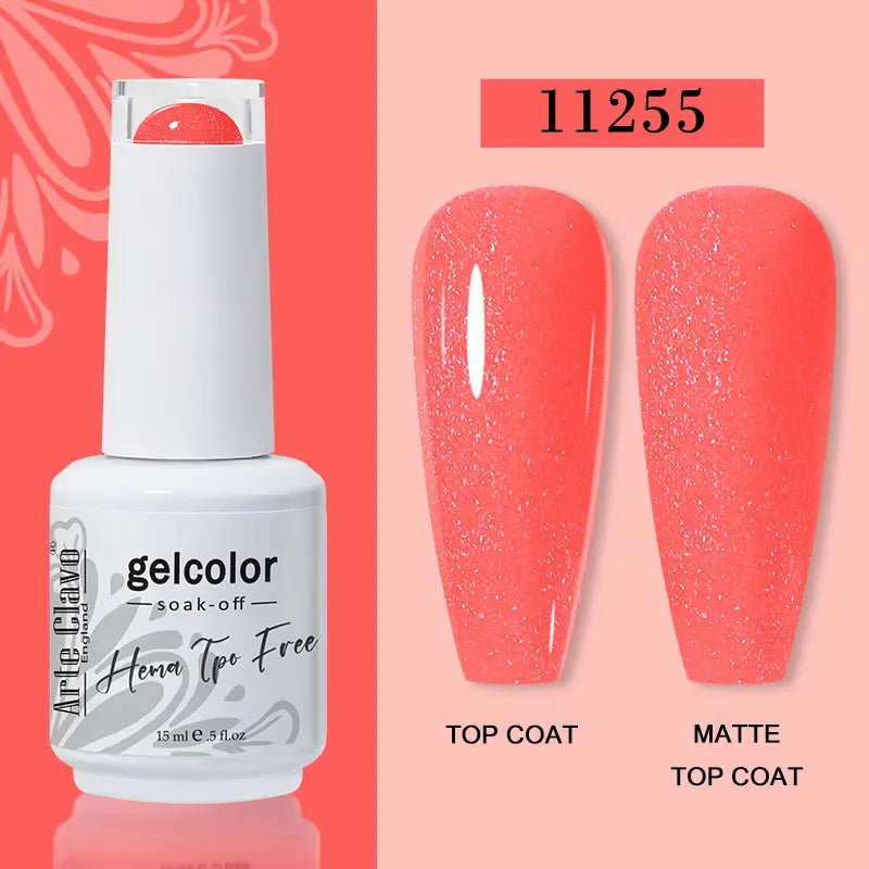 Arte Clavo HEMA TPO Soak Off UV LED Nail Gel Polish 108 Colors