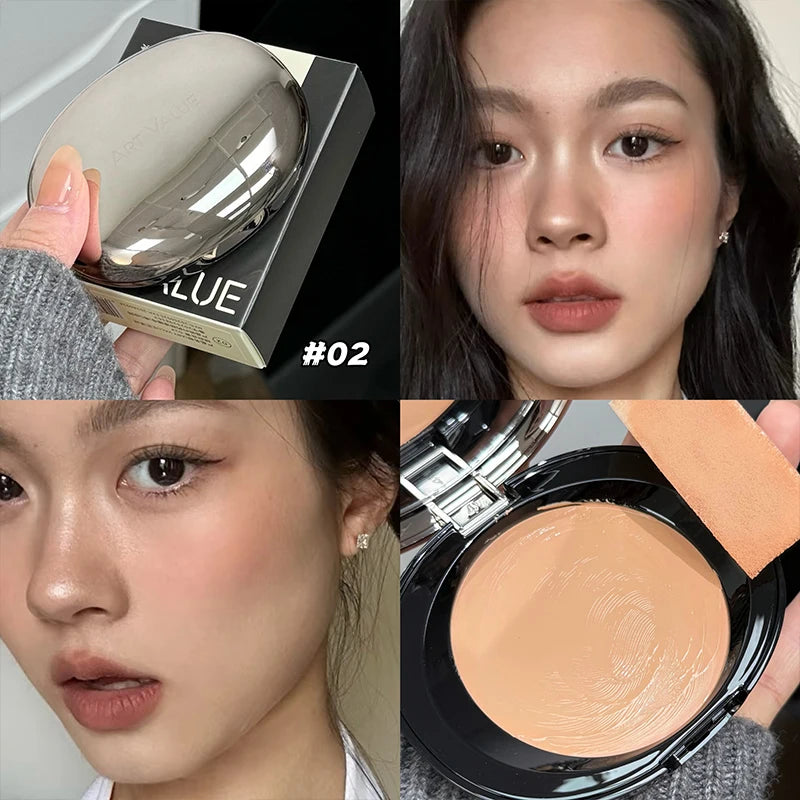 ART VALUE Soft Focus Foundation Cream Silky Texture Coverage Qme AE833-2