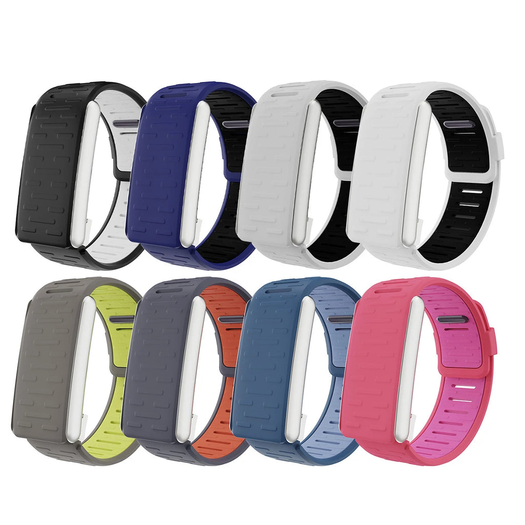Silicone Sport Bands for Whoop5.0MG Strap Brecelet Adjustable Watch Strap Replacement Correa Breathable Straps for Whoop5.0 Band Qme