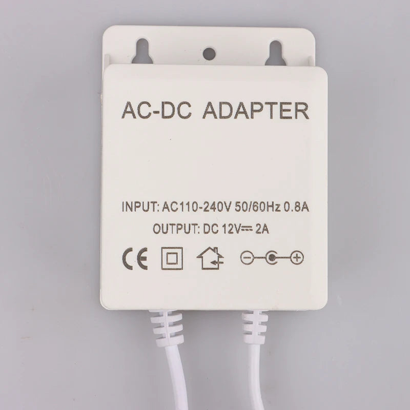 AC DC 12V 2A 2000ma CCTV Camera Power Supply Adaptor Outdoor Qme