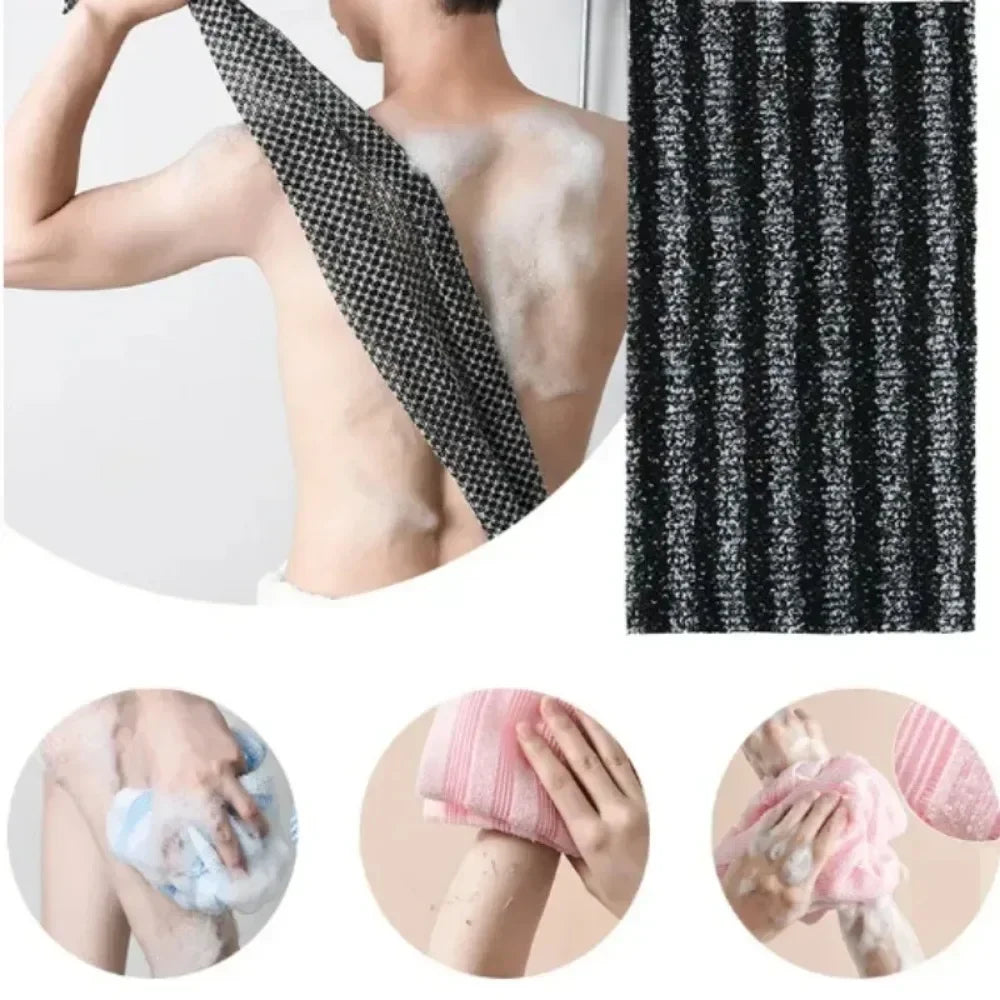 Japanese Rubbing Washcloth Bath Nylon Towel Brush Back Towels Qme
