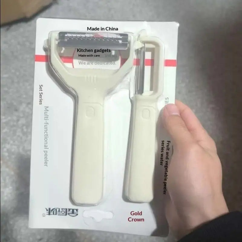 Stainless Steel Dual Side Vegetable Peeler Peeling Julienning Qme A7