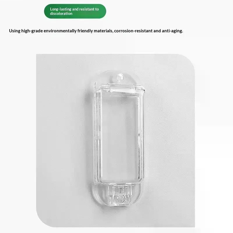 Child Safety Rocker Switch Protective Cover Transparent White Toggle Switch Guard Prevent Kids Touch Wall Switch Protector Qme