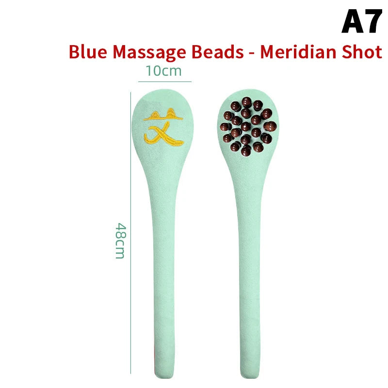 Extended Back Massage Hammer High-elasticity Velvet Meridian Massager Qme A7