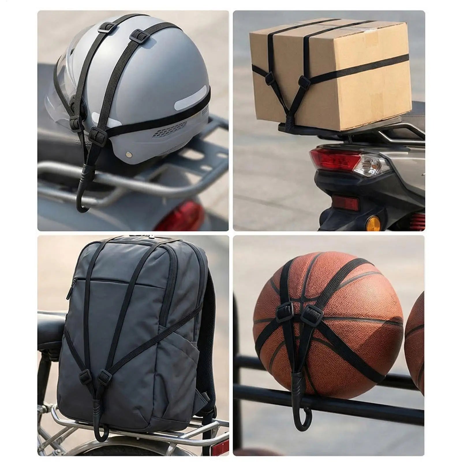 NEW Dirtbike Straps Heavy Duty Elastic Dirt Bike Accessories Motorcycle Helmet Lock Straps For Riding Touring Camping Travel Qme