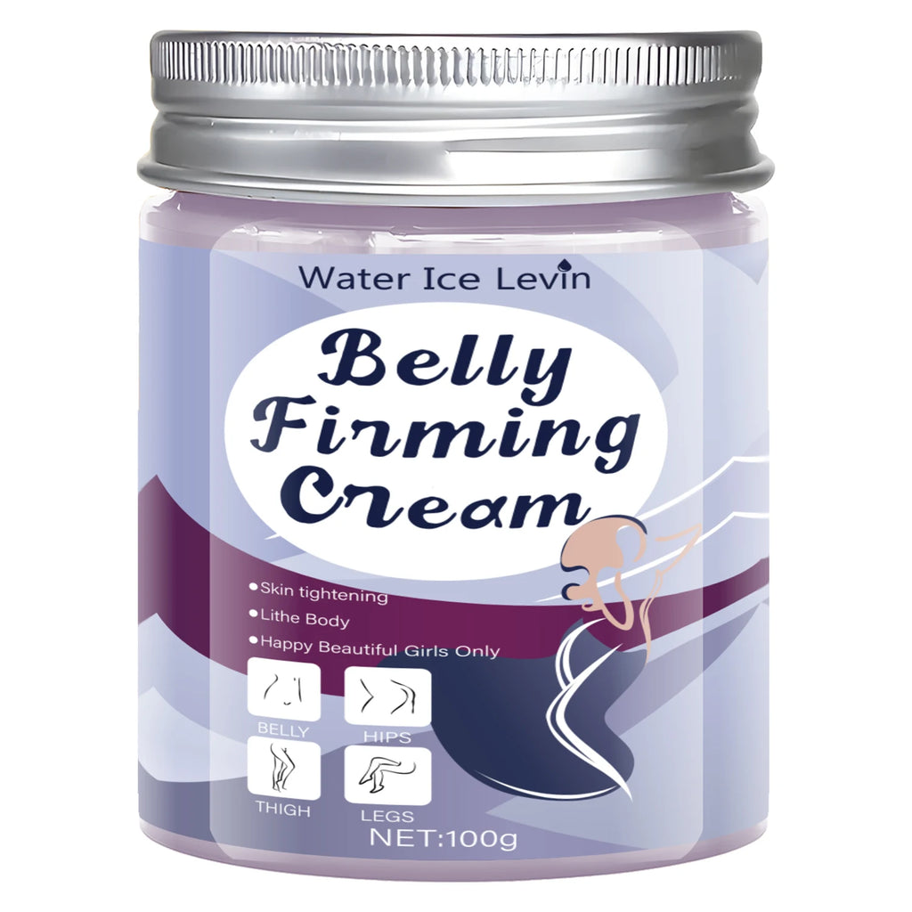 Tightening Body Cream, Abdominal Firming Cream, Containing Jojoba Oil and Caffeine, Light Beige Color, Suitable for Abdomen, Buttocks, Thighs, and Chest Qme 1 Piece 100g