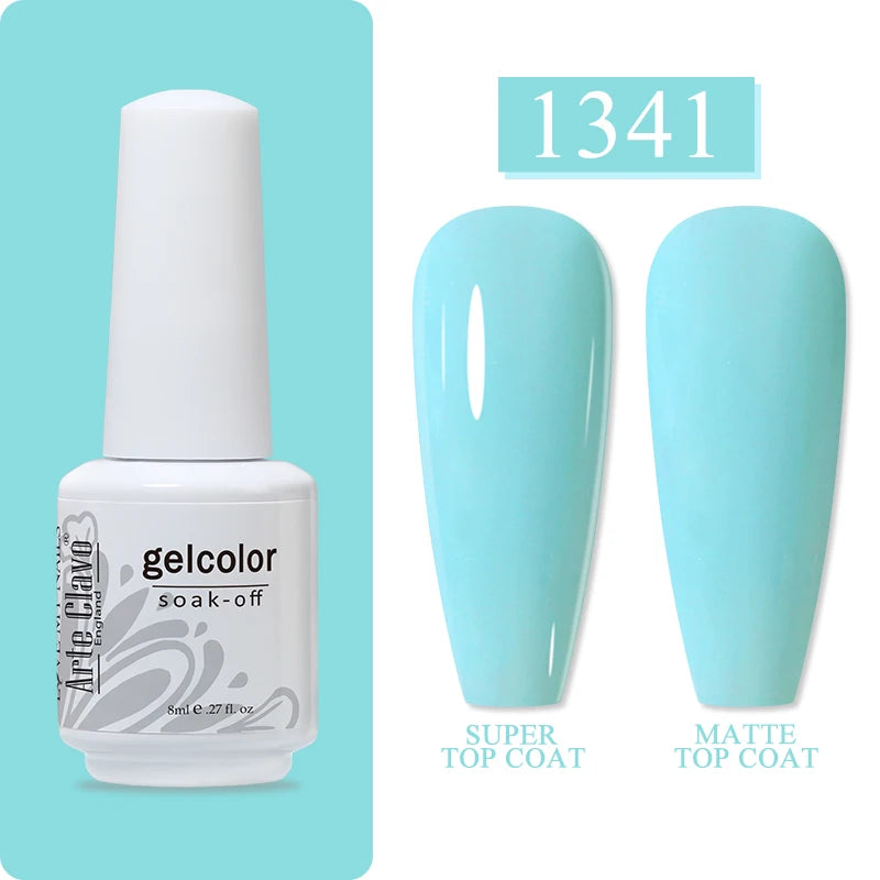 Arte Clavo Art Nails Varnish Base Coat Gel Nail Polish UV LED Lamp Qme 1341