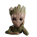 Popular Flower Pot Plants Basin Home Office Decoration Figurines Handmade Miniature Model Action Figure Tree Man Ornament Qme 1PCS