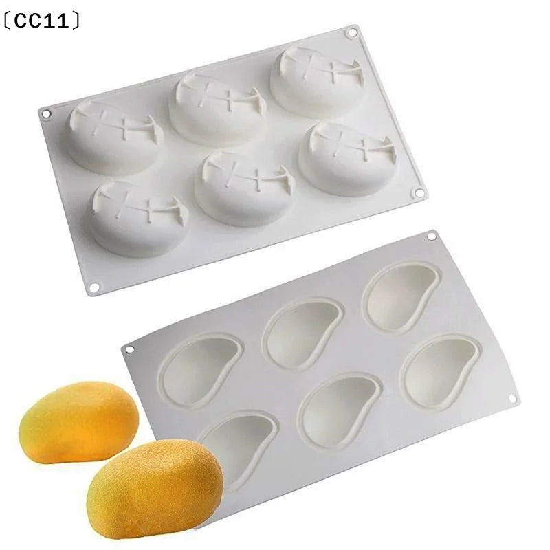 3D Mango Design Silicone Cake Molds Party Pastry Bakeware Fruit Qme