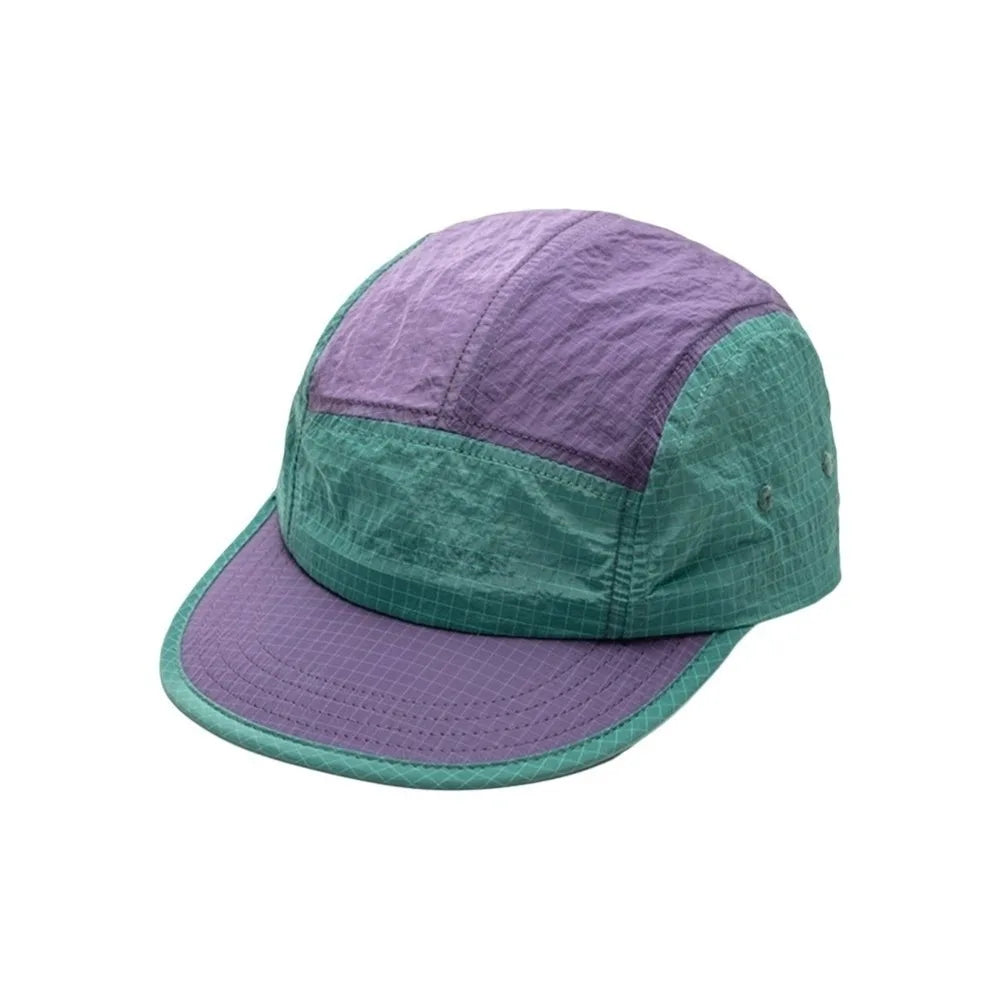 Casual Matching Baseball Cap Quick-drying Flat-brimmed Men's Summer Qme Purple