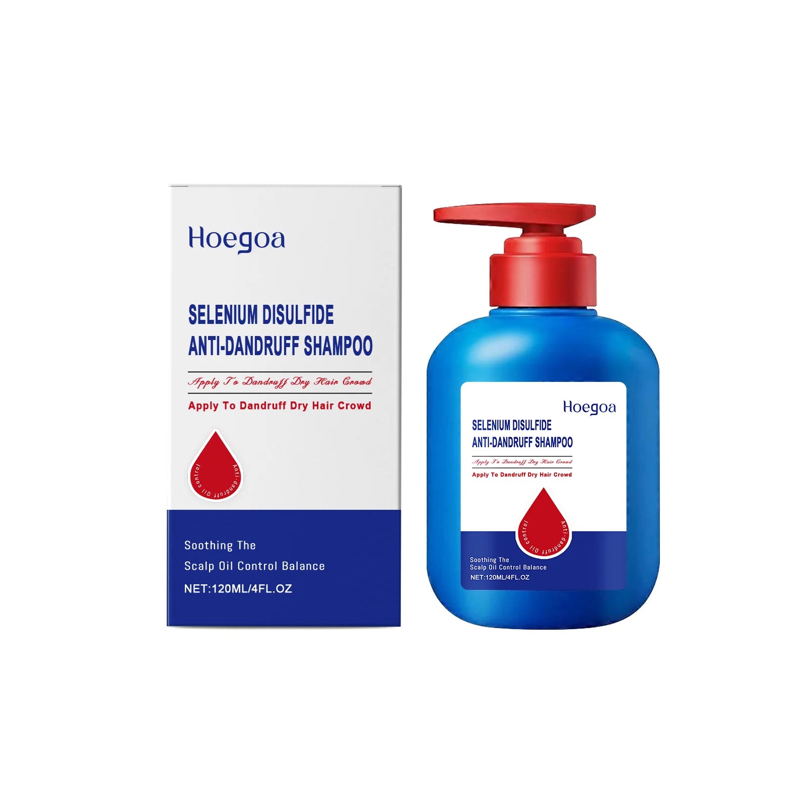 Selenium Disulfide Anti Dandruff Shampoo Deep Cleansing Scalp Itching Relief Reduce Oil Secretion Refreshing Fluffy Hair Shampoo Qme 120ml Boxed 1