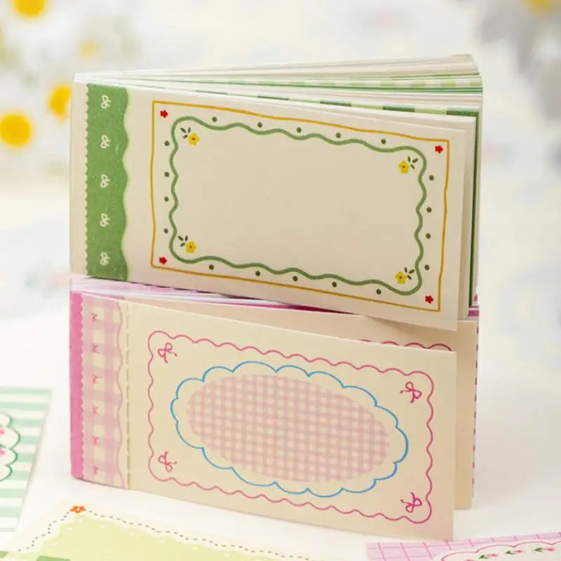 Vintage Border Note Stickers Tear Resistant DIY Decor Scrapbooking Qme