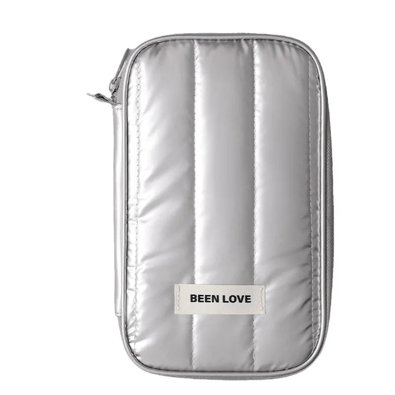 Beilian anti-theft brush ID bag, overseas travel storage bag, multi-card passport bag, wholesale boarding portable card bag. Qme