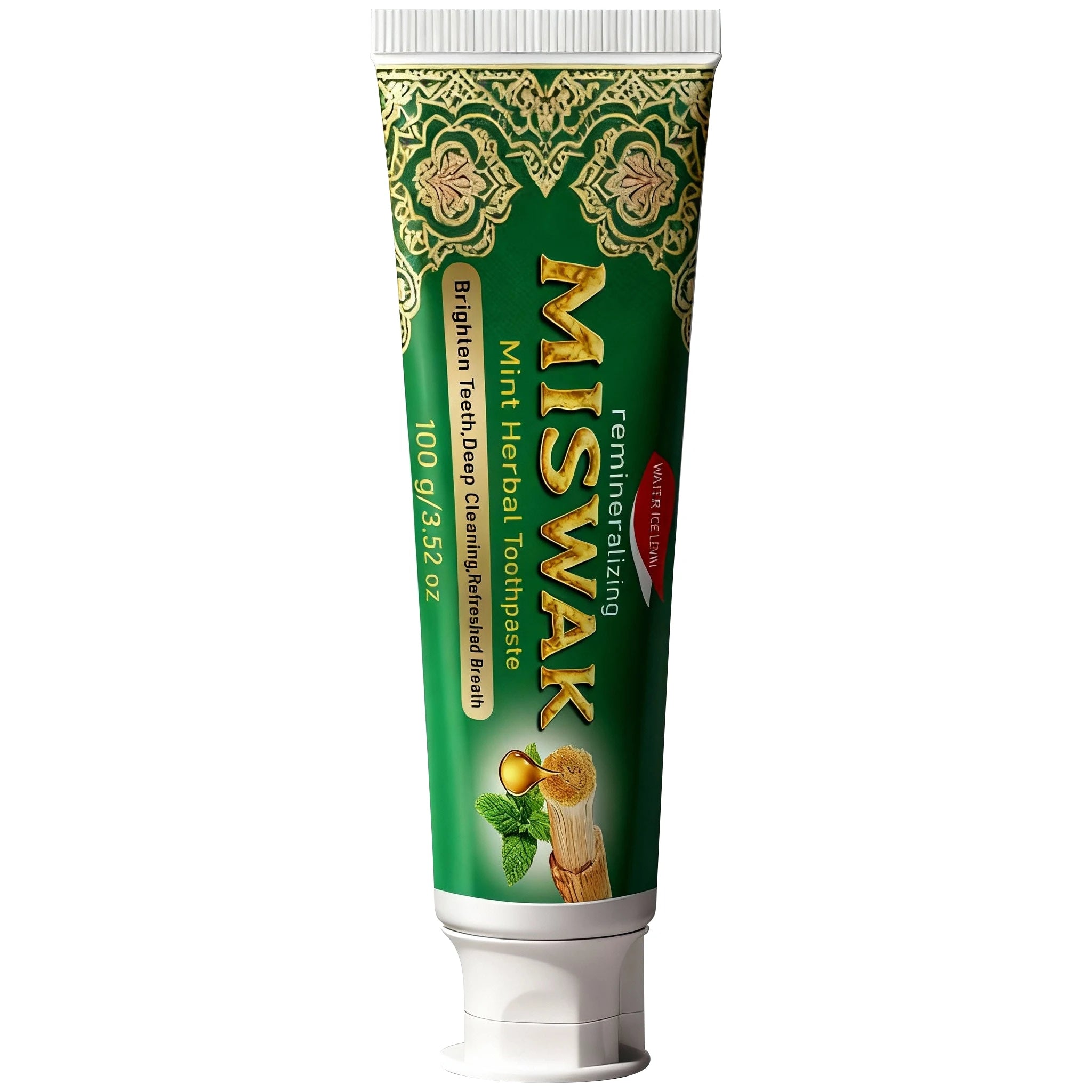 Hydroxyapatite Toothpaste, Deep Clean & Moisturizing with Vitamin C & Ceramide for Enamel Protection, Mint Fresh Breath Qme WHITE