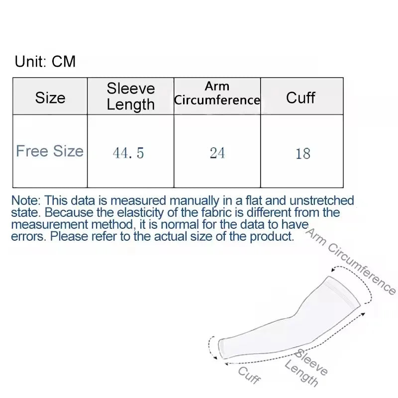Ice Silk UV Protection Arm Sleeves Unisex Cooling Anti-Slip Breathable For Cycling Driving Outdon Outdoor Sports Cycling Sleeves Qme