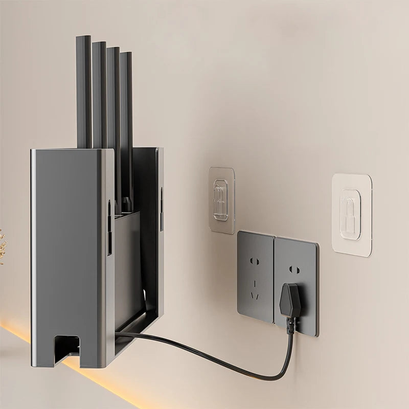 Living Room Wifi Router Holder Storage Shelf Minimalist Wireless Box Qme