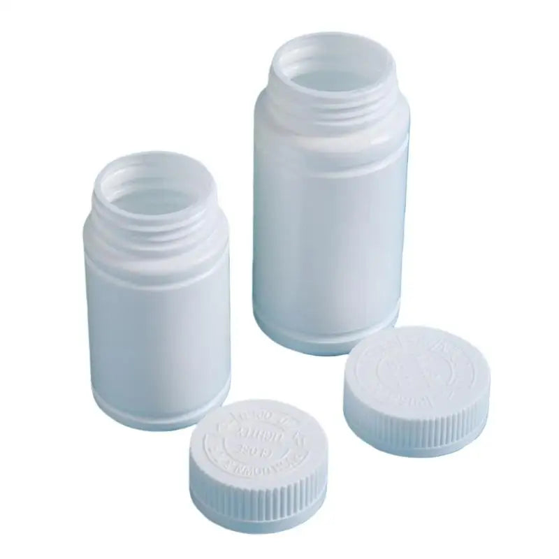 Solid Powder Portable Containers Plastic HDPE White Empty Seal Qme
