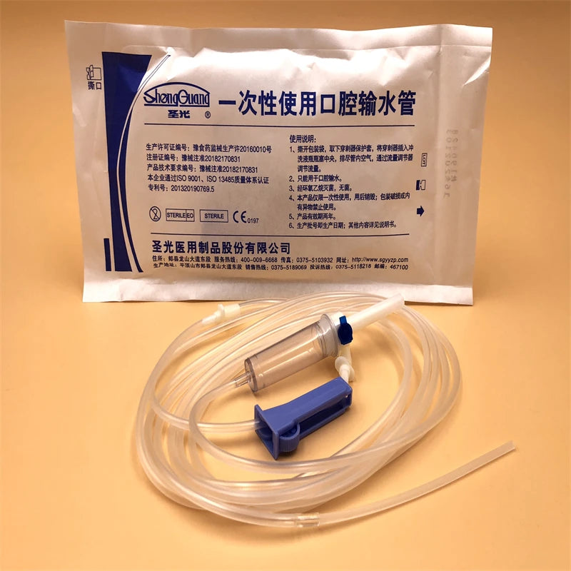 Compatible NOUVAG 10-pc Disposable Single Spike Infiltration Tubing Qme