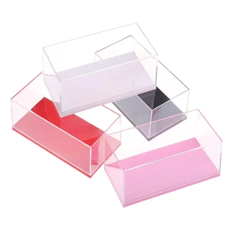 Transparent Acrylic Storage Box Practical 1/43 Model Car Display Box DIY Dustproof Display Rack Toy Qme