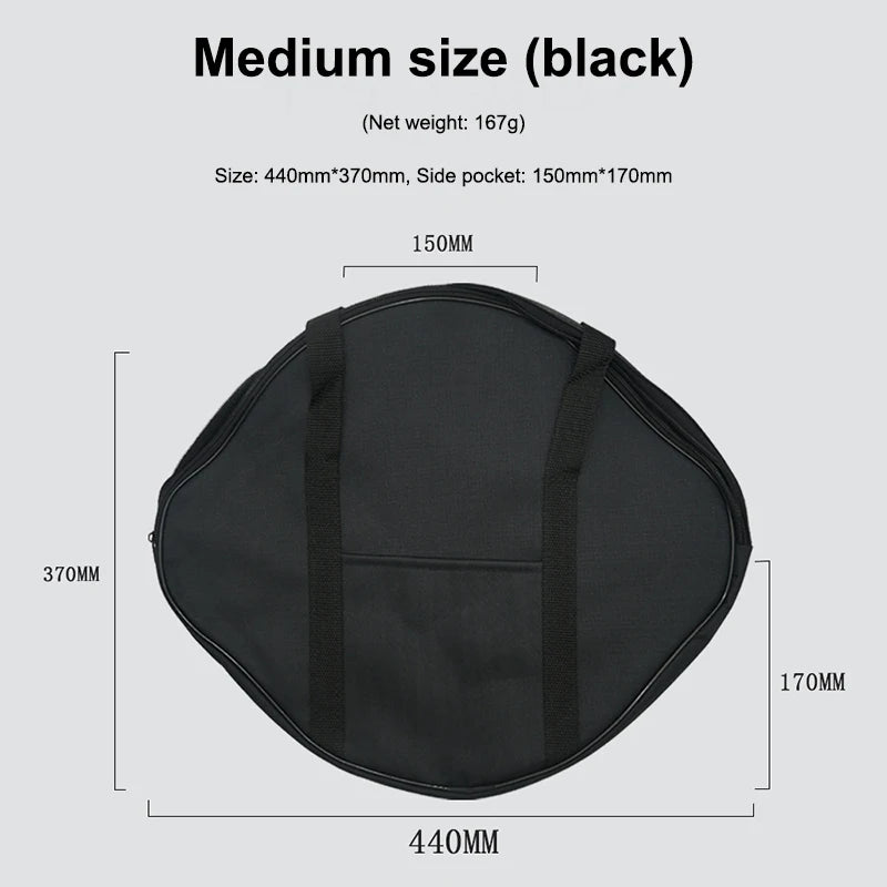 600D Oxford Grill Pan Storage Pouch Caryying Case Bag Waterproof Qme M