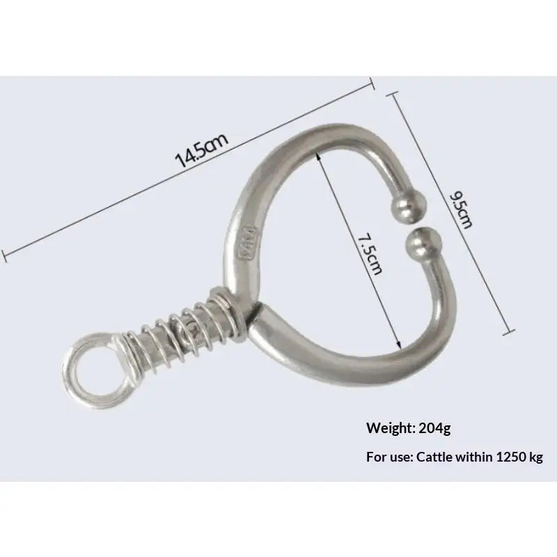 Nose Pliers Cow Clip Traction Tool Cattle Ring Animals Suppliescattle Qme A1