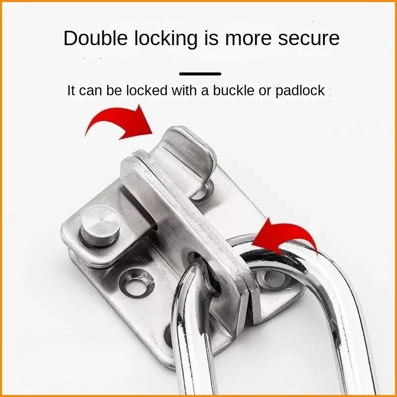 Flip Latch Gate Latches Slide Bolt Safety Door Lock Catch Barn Qme