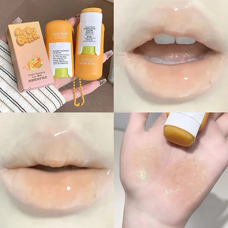 Fruity Lip Balm Grape Mango Orange Moisturizing Nourish Dryness Soft Qme Mango 8.2g
