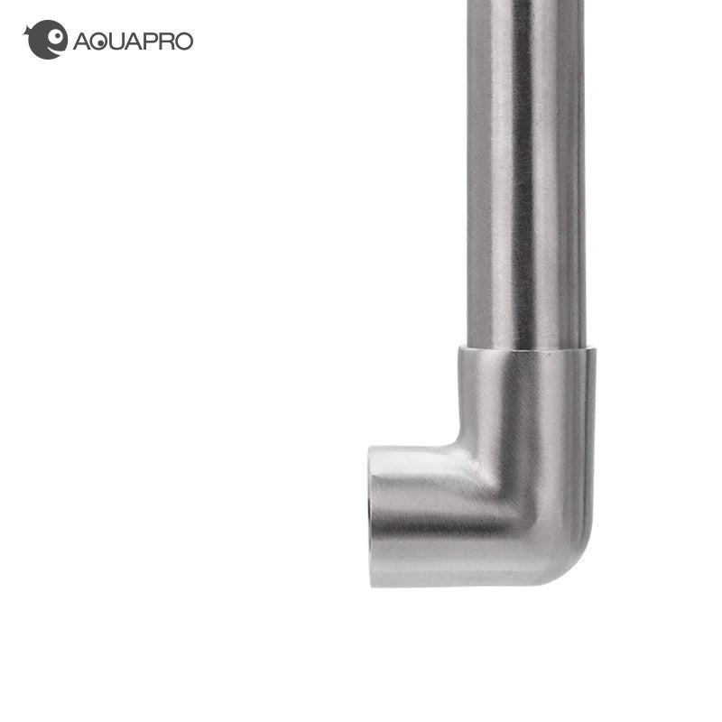 AQUAPRO Mini Stainless Steel Skimmer Inlet Outlet Outflow Inflow Pipes Filtro Aquarium Fish Tanks Accessories Qme