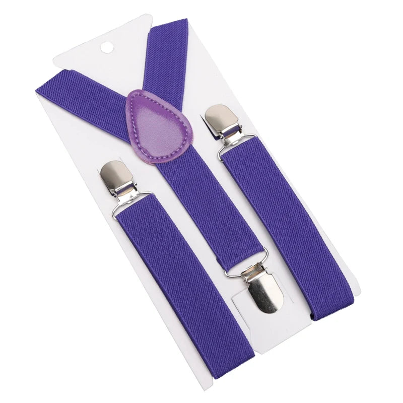 Kids Suspenders Soild Fashion Children Boys Braces Girls Adjustable Suspenders Kid Designer Belts Baby Wedding Accessories Qme Lavender China Mainland