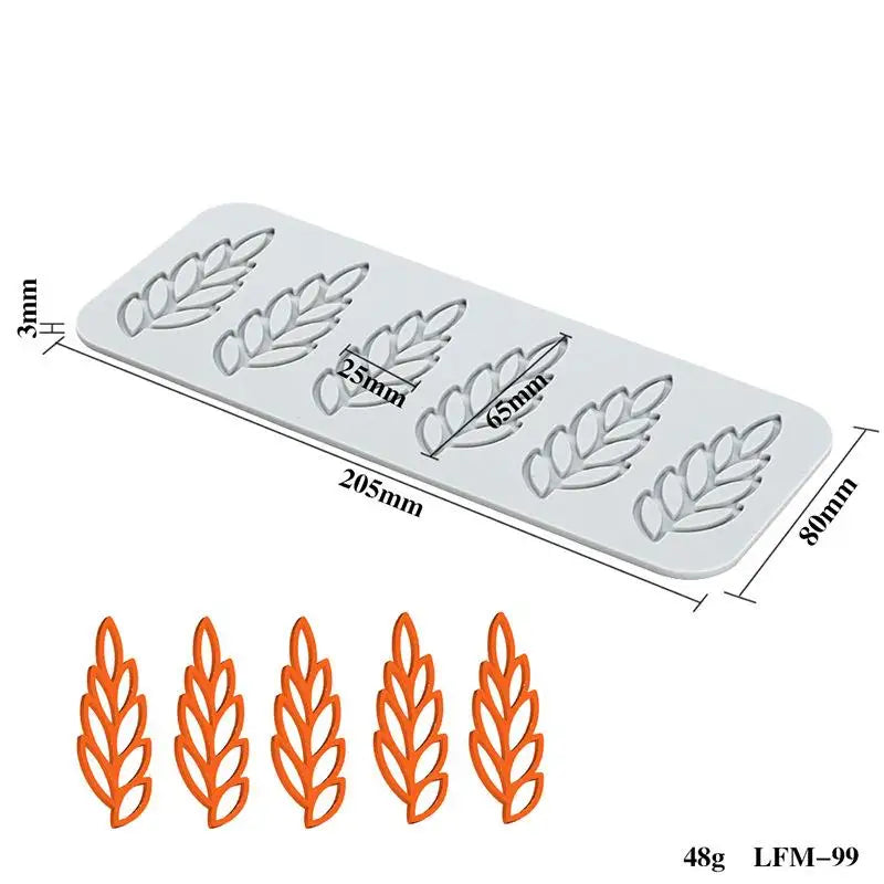 Silicone Fondant Molds Chocolate Mold Sugar Craft Gum Decorative Lace Qme LFM99
