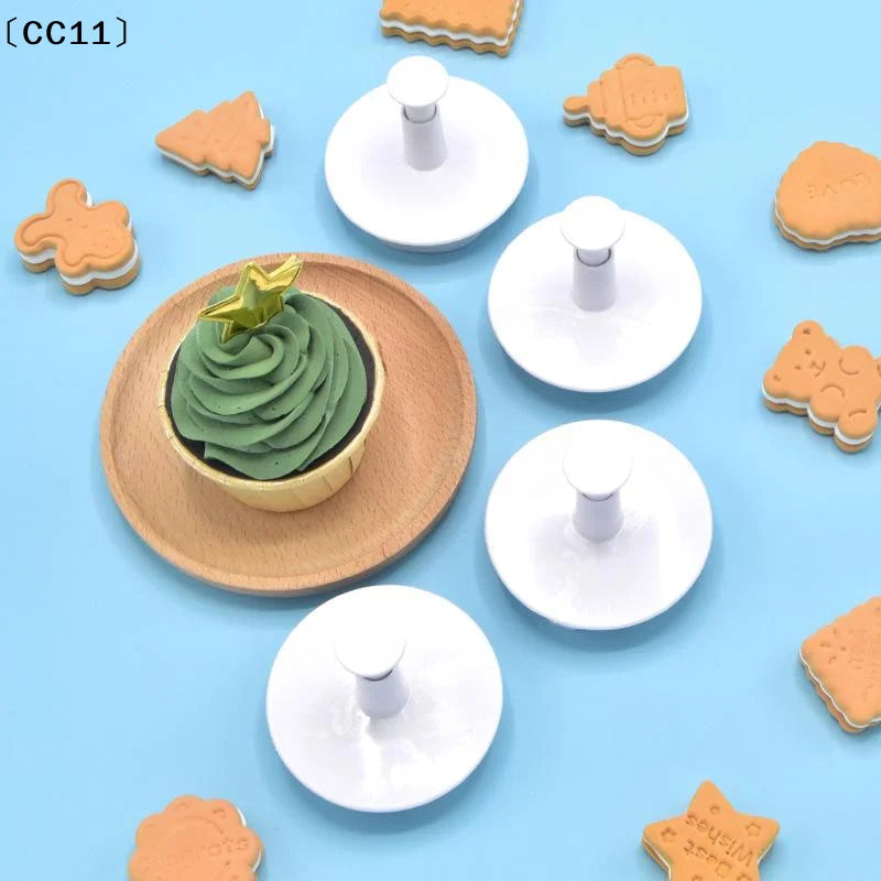 Air Balloon Frosting Cookie Mold Spring Press Cake Decoration Qme
