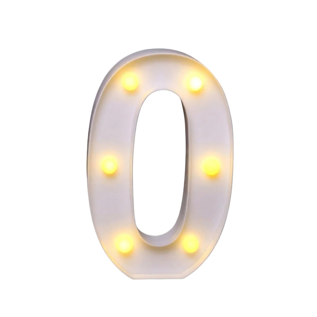 2026 Graduate 22cm LED Luminated Digital Letter Signboard Desktop Ornament Party New Year DIY Light Scene Decorative Props Qme A One Size
